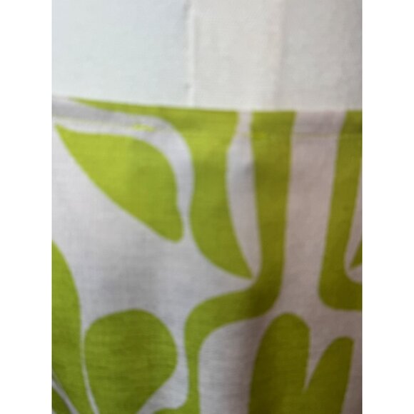 2/$30 NWT 4 Chartreuse Green Fringe Mini Wrap Skirt Abstract Pattern By PrettyLi - Picture 11 of 16